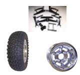 E-Z-GO Lift Kit/Wheel Package